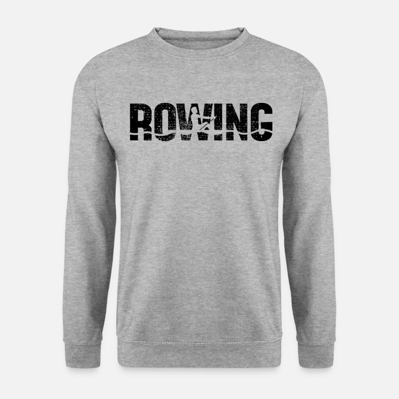 Ruder sport Wassersport - Unisex Pullover - Weißgrau meliert