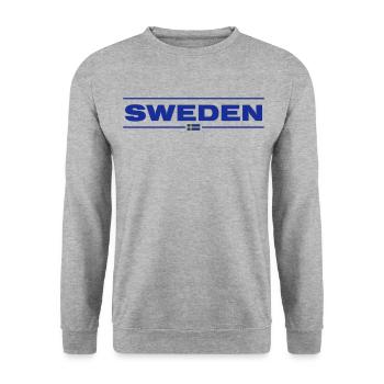 SWEDEN - Sweat-shirt Unisexe - gris chiné - Devant - Alina (178cm) & Michal (187cm)