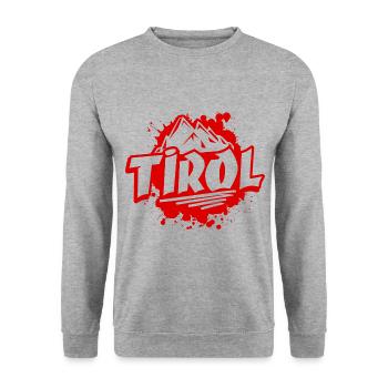 Tyrol, Autriche - Sweat-shirt Unisexe - gris chiné - Devant - Alina (178cm) & Michal (187cm)