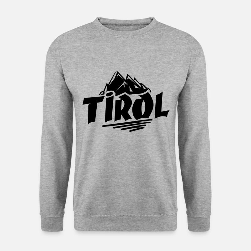 Tyrol mountains Austria - Unisex Sweatshirt - salt & pepper