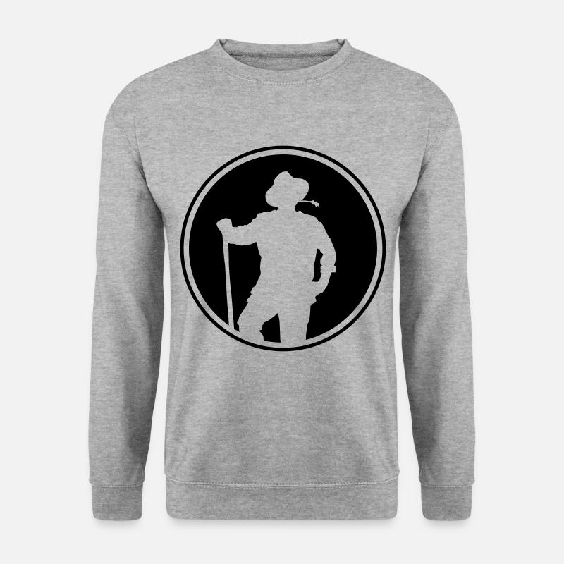 farmer circle - Unisex Sweatshirt - salt & pepper