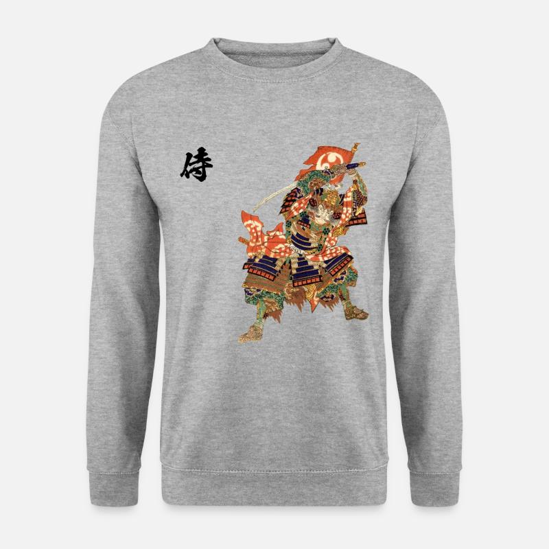 SAMURAI ESTAMPE - Unisex Sweatshirt - salt & pepper