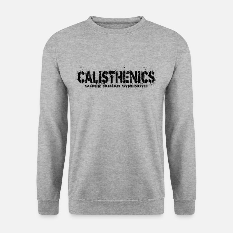 Calisthenics - Unisex Pullover - Weißgrau meliert