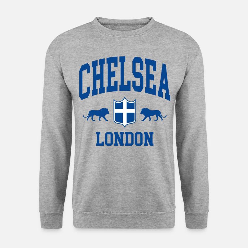 Chelsea - Unisex Pullover - Weißgrau meliert