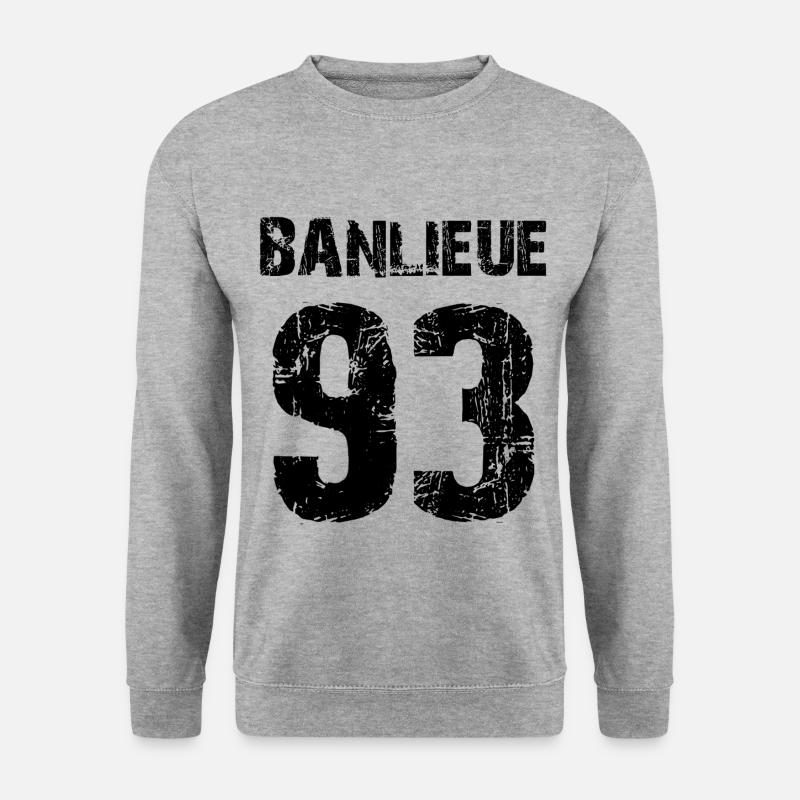 banlieue 93 - Unisex Sweatshirt - salt & pepper