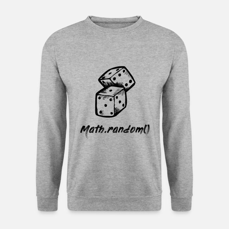 Math.random () #BLACK - Unisex Sweatshirt - salt & pepper