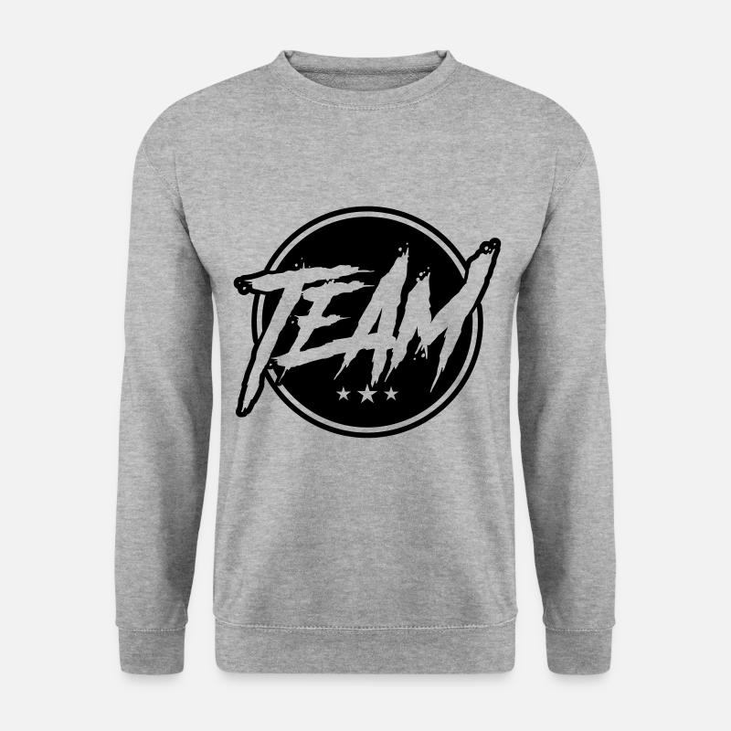 team circle - Unisex Sweatshirt - salt & pepper