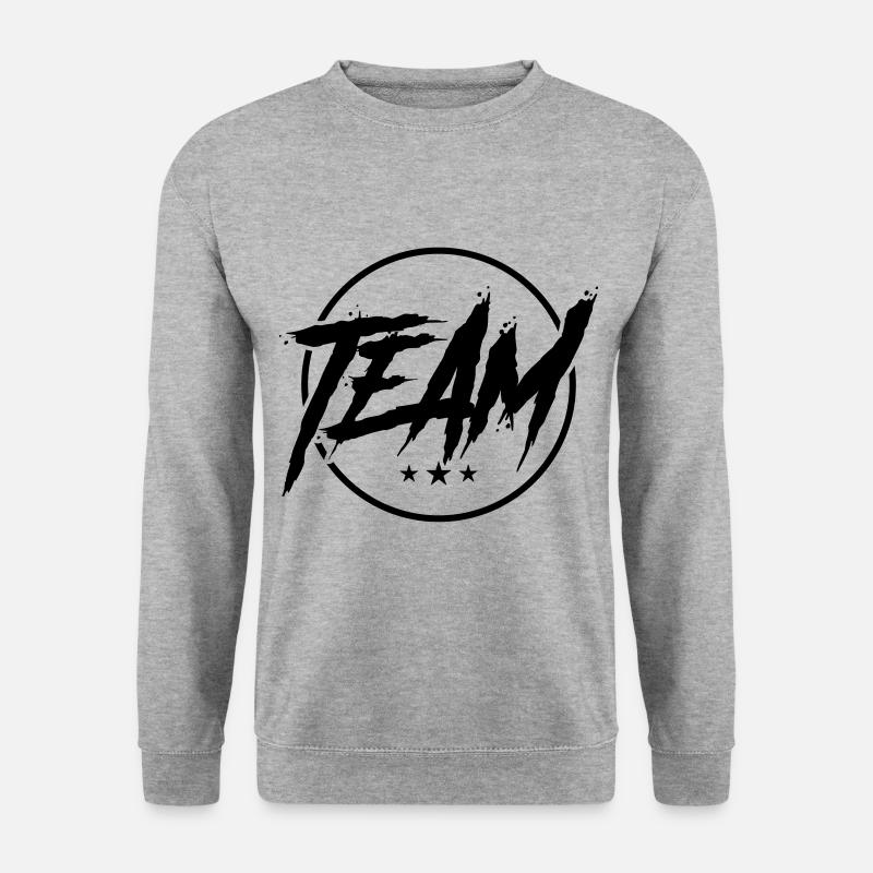 team circle - Unisex Sweatshirt - salt & pepper