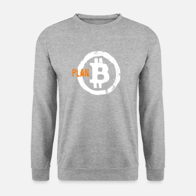 Krypto - Unisex Pullover - Weißgrau meliert