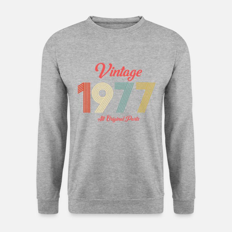 1977 - Unisex Sweatshirt - salt & pepper