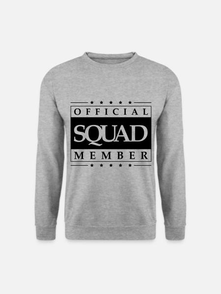 Squad member - Sweat-shirt Unisexe - gris chiné