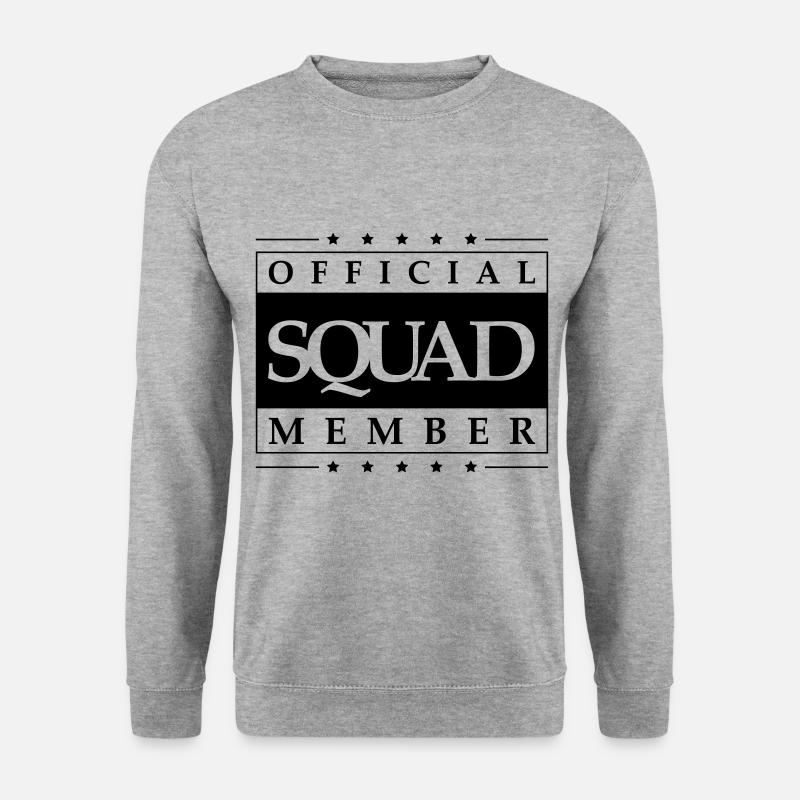 Squad member - Sweat-shirt Unisexe - gris chiné