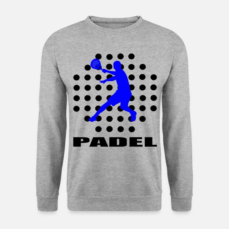 Padel | - Unisex Pullover - Weißgrau meliert