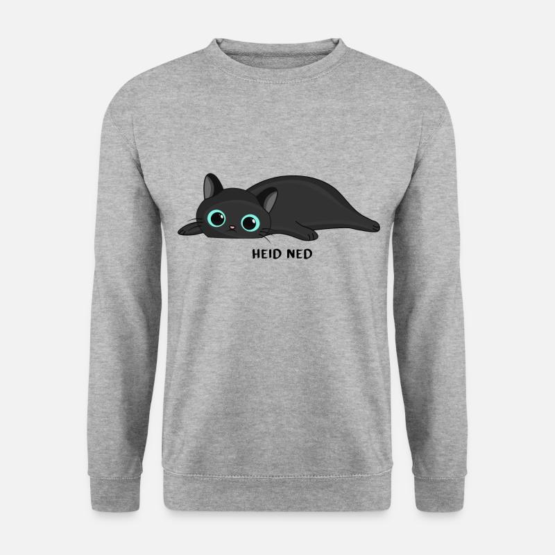 Heid ned - Unisex Pullover - Weißgrau meliert