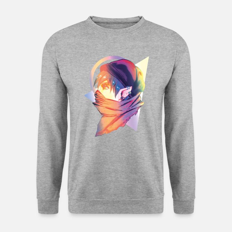 Elf modern - Unisex Pullover - Weißgrau meliert
