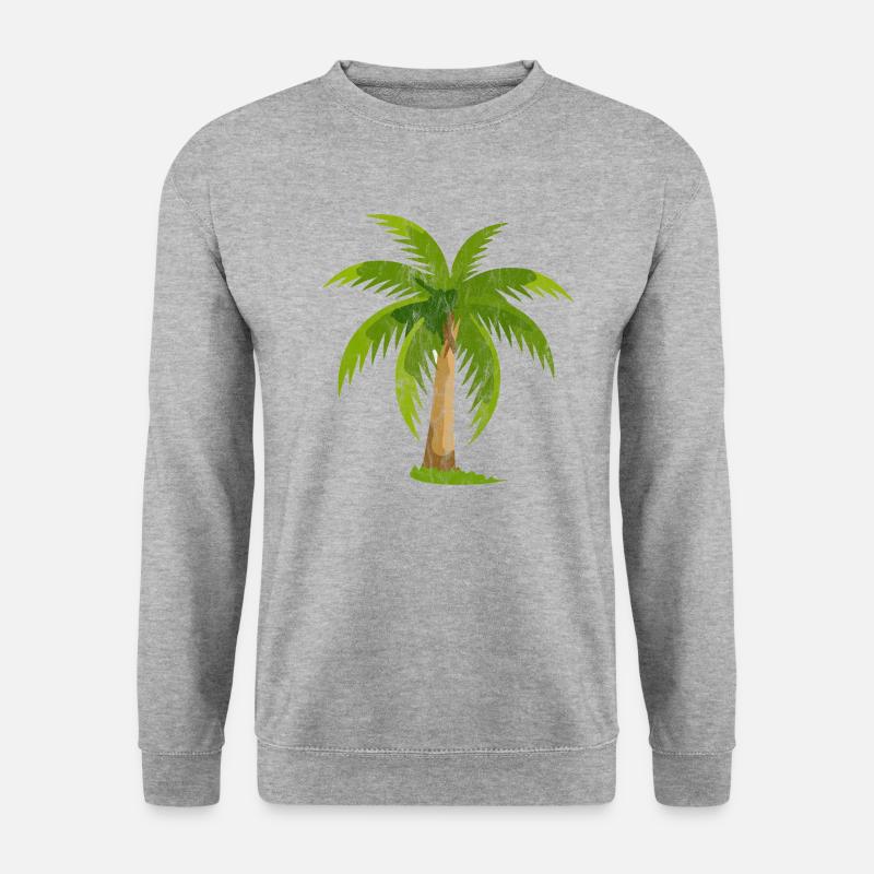 Palm distressed look - Unisex Sweatshirt - salt & pepper
