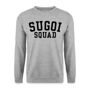 Sugoi Squad - Unisex Sweatshirt - salt & pepper - Front - Alina (178cm) & Michal (187cm)