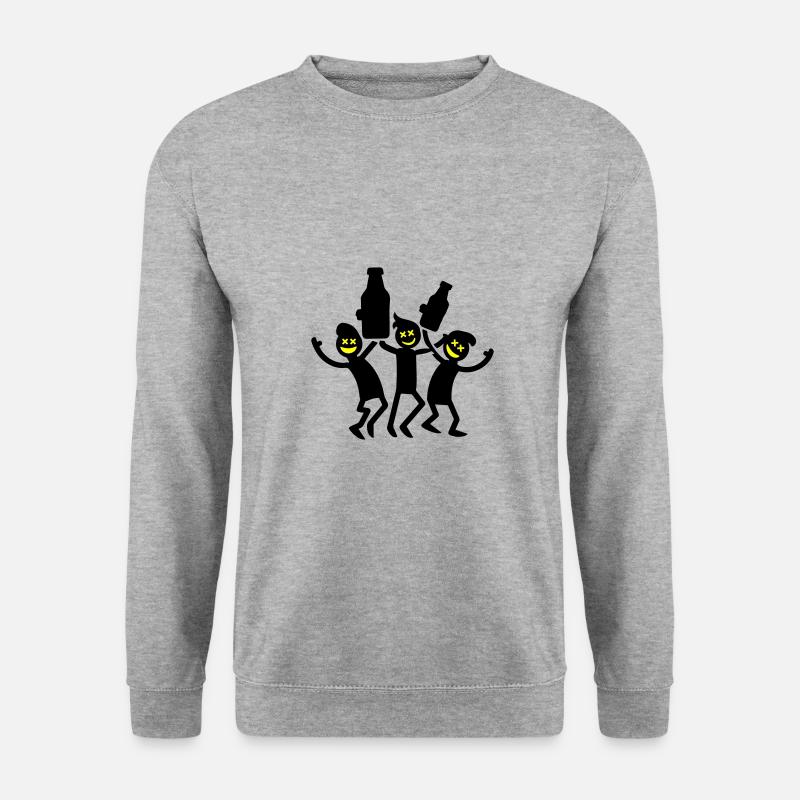 Jga Junggesellenabschied Bräutigam - Unisex Pullover - Weißgrau meliert