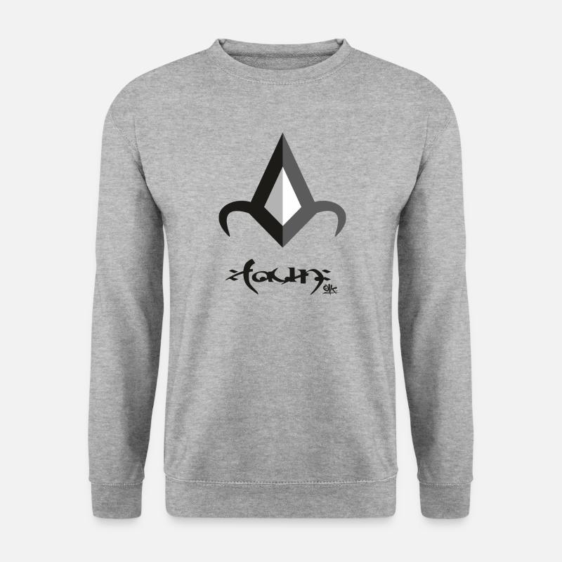 Faun - Unisex Pullover - Weißgrau meliert