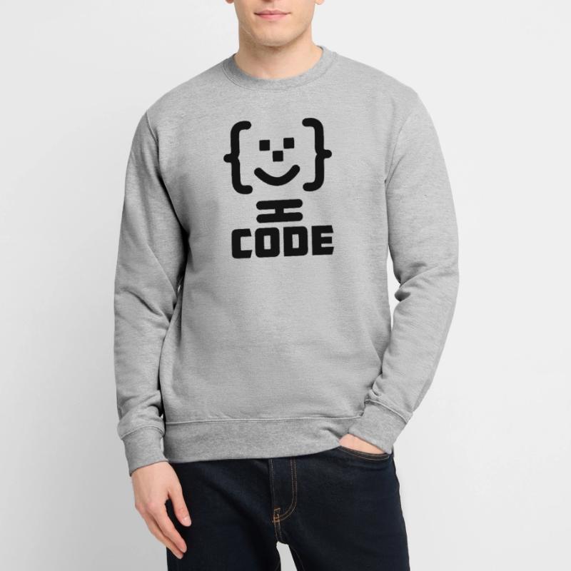 Hauptprogrammierer-Code-Logo mit Text CODE Unisex Pullover