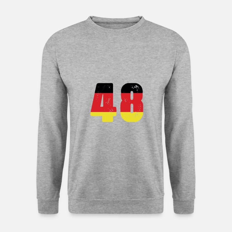 48 Number Jersey Germany - Unisex Sweatshirt - salt & pepper