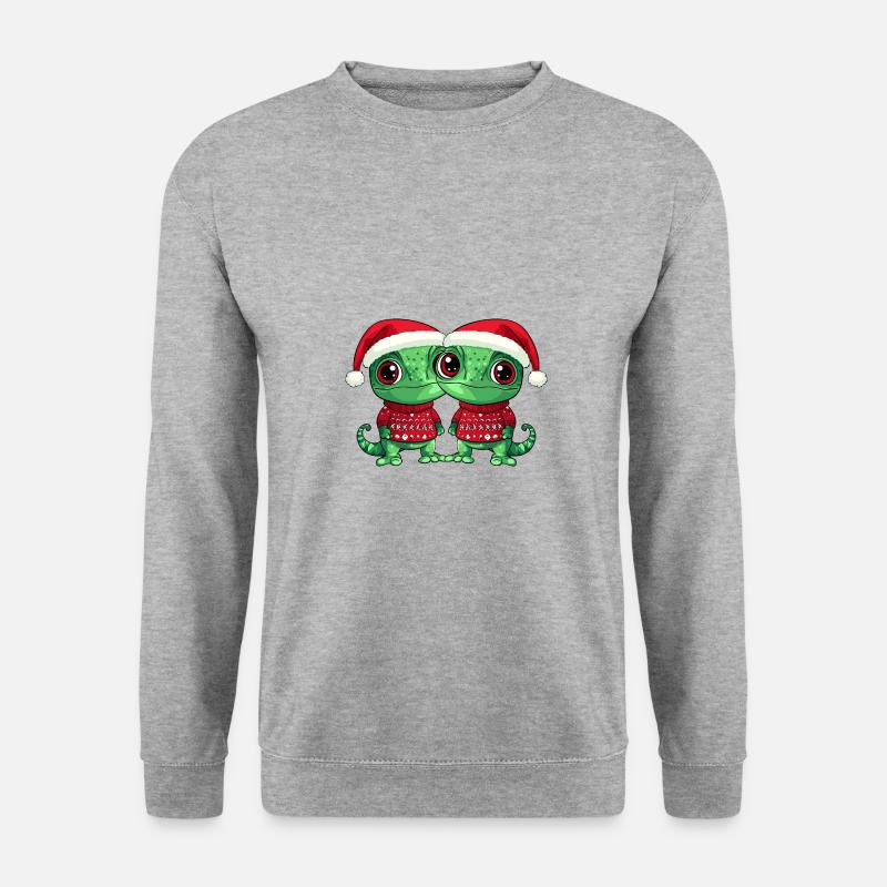 Chameleon Christmas Team - Unisex Sweatshirt - salt & pepper