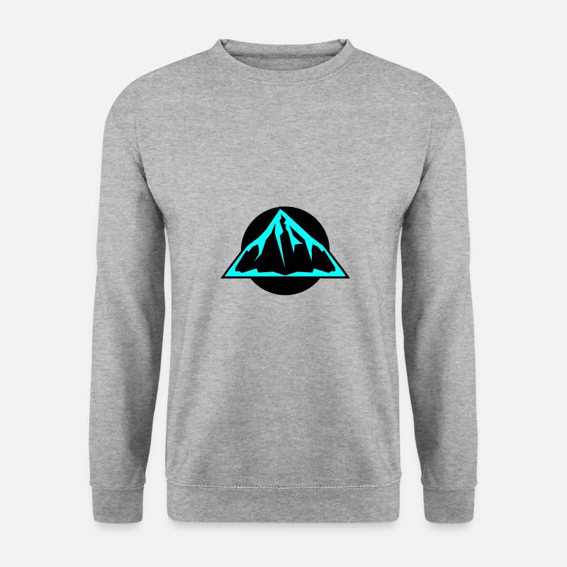 Mountains icon - Unisex Sweatshirt - salt & pepper