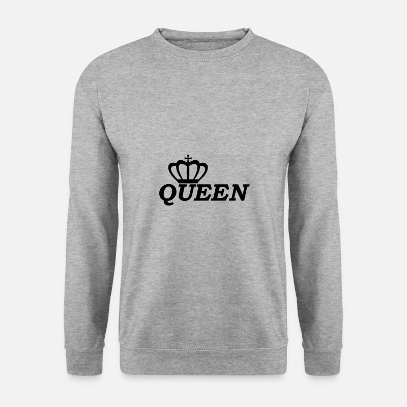 Queen - Unisex Pullover - Weißgrau meliert