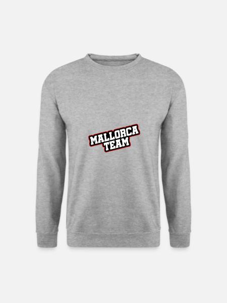 Mallorca Team - Unisex Pullover - Weißgrau meliert