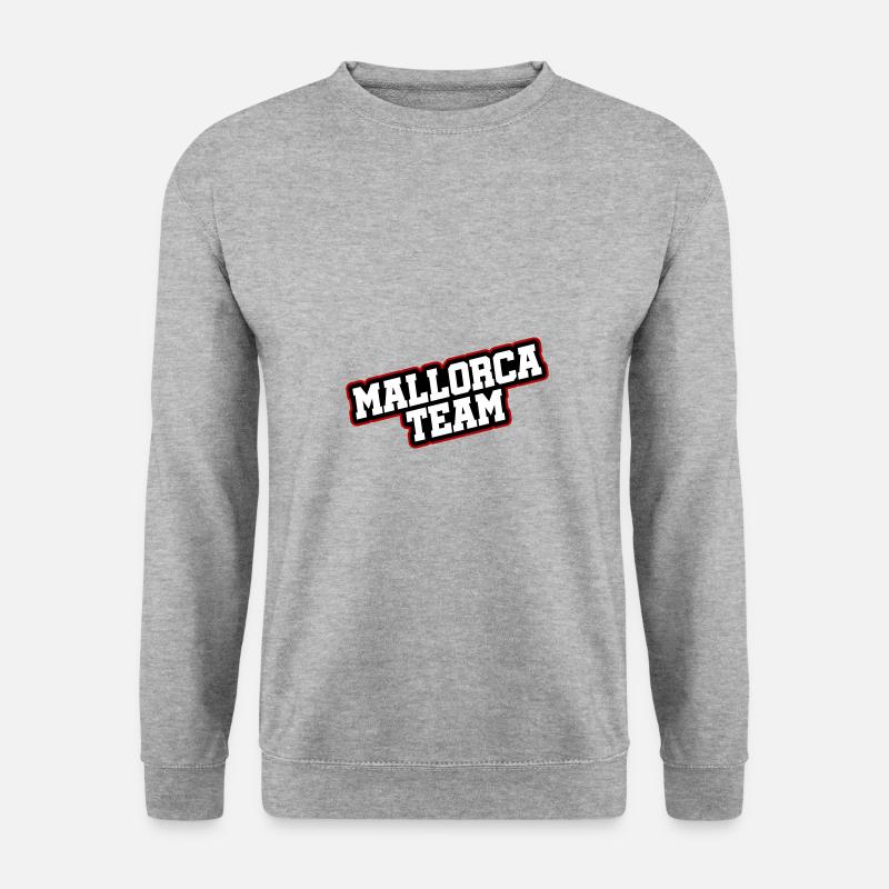 Mallorca Team - Unisex Pullover - Weißgrau meliert