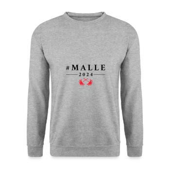 Visite de Malle 2024 à Majorque - Sweat-shirt Unisexe - gris chiné - Devant - Alina (178cm) & Michal (187cm)