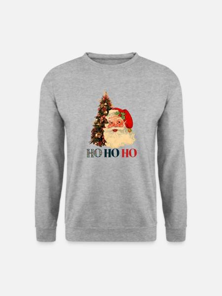 Vintage Santa Christmas - Unisex Sweatshirt - salt & pepper