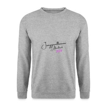 Hen Party 2024 Hen - Unisex Sweatshirt - salt & pepper - Front - Alina (178cm) & Michal (187cm)
