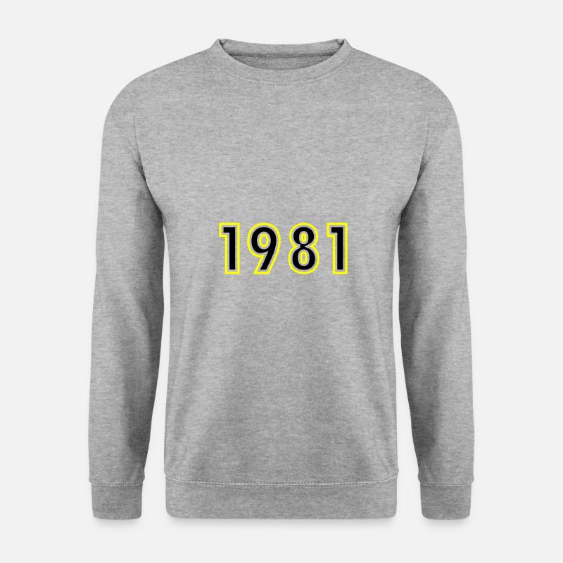1981 Year Birthday - Unisex Sweatshirt - salt & pepper