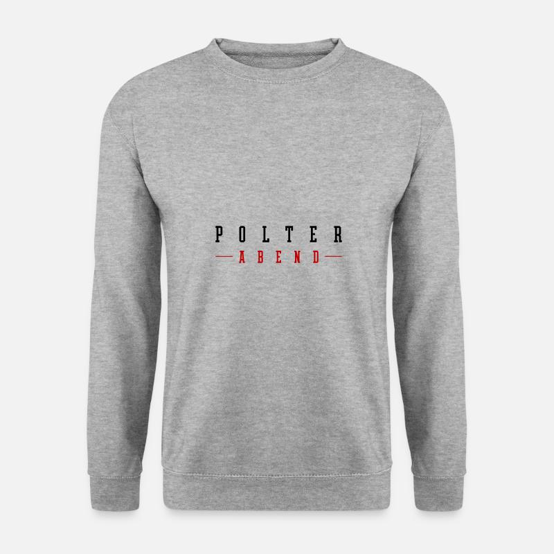 Polterabend Hochzeit Junggeselle - Unisex Pullover - Weißgrau meliert
