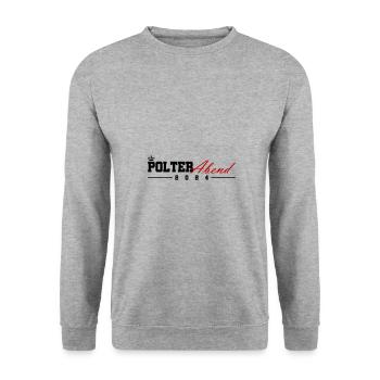 Polterabend 2024 - Unisex Pullover - Weißgrau meliert - Vorne - Alina (178cm) & Michal (187cm)
