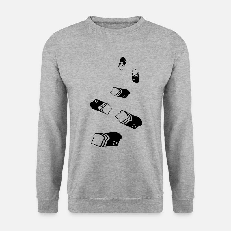 Brot icon symbol - Unisex Pullover - Weißgrau meliert