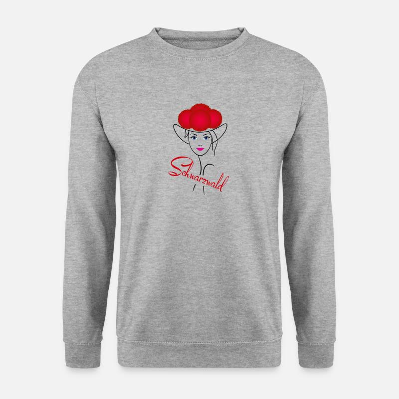 Schwarzwald - Unisex Pullover - Weißgrau meliert