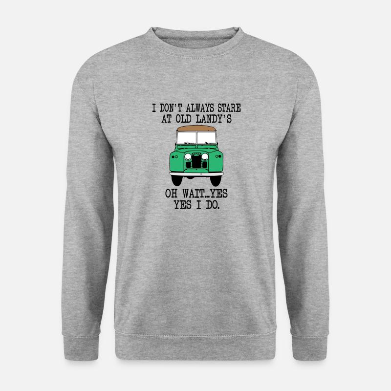 I Stare At Landy s - Unisex Pullover - Weißgrau meliert