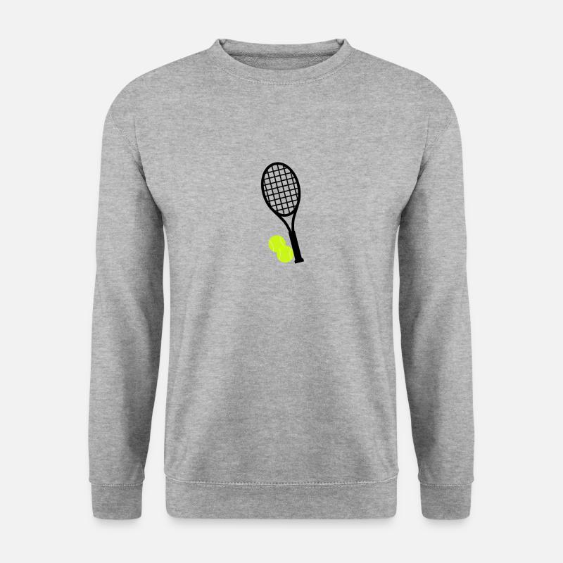 Tennis Sport Design - Unisex Pullover - Weißgrau meliert