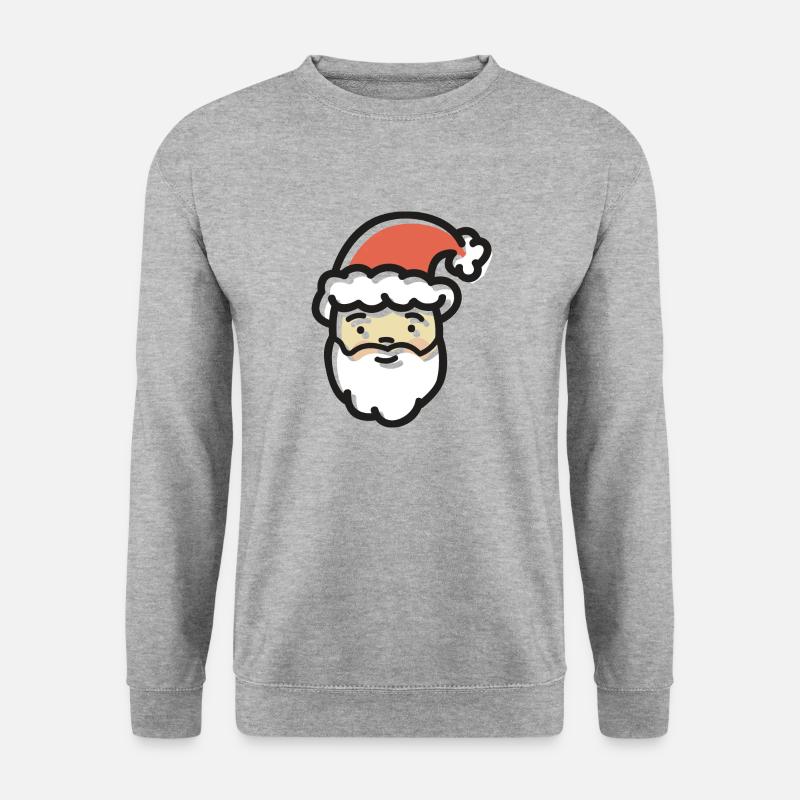 weihnachtsmann - Unisex Pullover - Weißgrau meliert