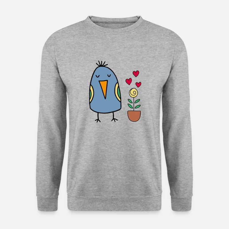 Source - Sweat-shirt Unisexe - gris chiné