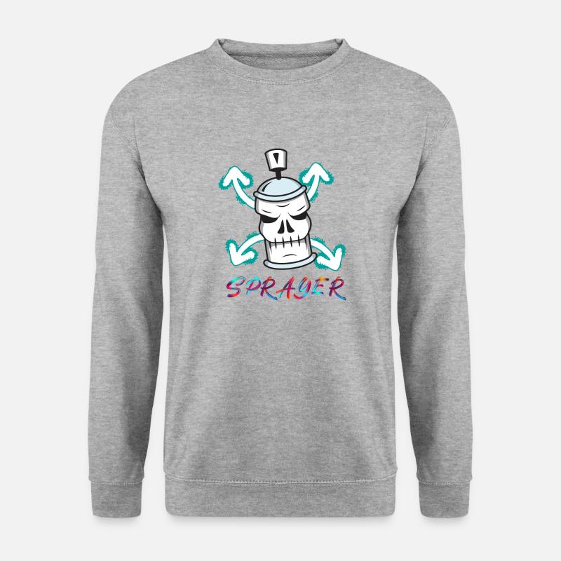 Sprayer - Unisex Pullover - Weißgrau meliert