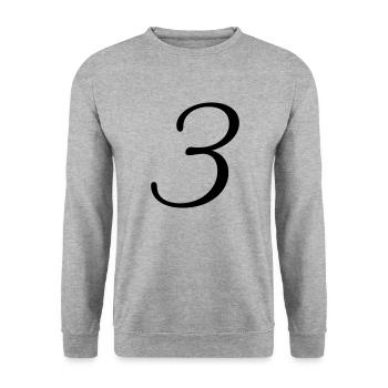 3 - Sweat-shirt Unisexe - gris chiné - Devant - Alina (178cm) & Michal (187cm)