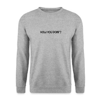 Cinéma / Citation / Série télé / Geek - Sweat-shirt Unisexe - gris chiné - Devant - Alina (178cm) & Michal (187cm)