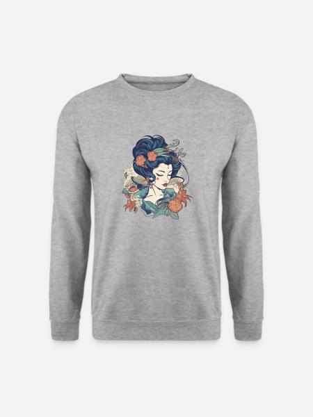 Femme rétro - Sweat-shirt Unisexe - gris chiné
