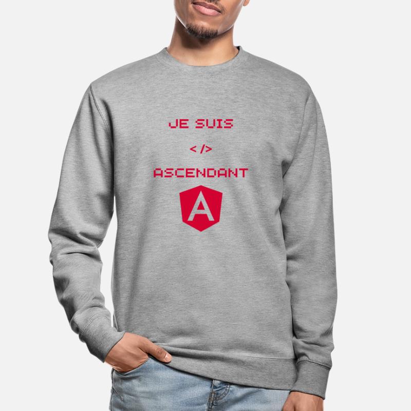 Angular Developer Gift Unisex Sweatshirt