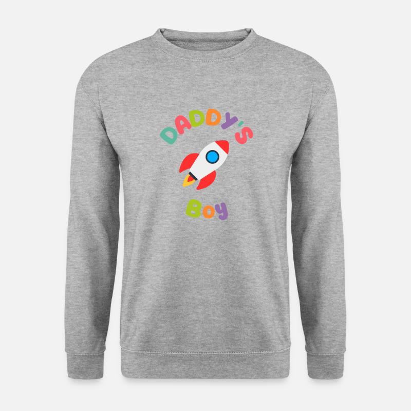 Daddys Boy Rocket - Unisex Sweatshirt - salt & pepper
