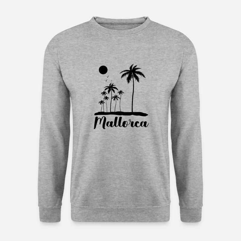 mallorca 1 - Unisex Pullover - Weißgrau meliert