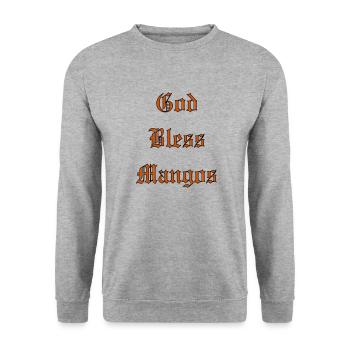 Que Dieu bénisse les mangues - Sweat-shirt Unisexe - gris chiné - Devant - Alina (178cm) & Michal (187cm)